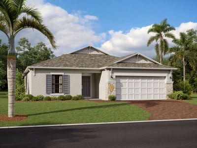 New construction Single-Family house Palisades - Single Family Smart Series, 5220 Badini Way, Palmetto, FL 34221 - photo