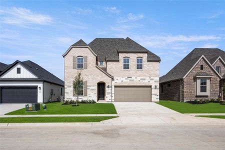 New construction Single-Family house 16933 Leatherflower Boulevard, Fort Worth, TX 76247 The Galveston II- photo 0