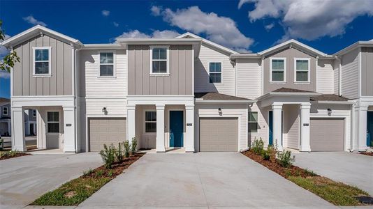 New construction Townhouse house 7521 Stone Creek Trail, Kissimmee, FL 34747 Pampas- photo 0