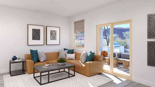 Living Room | Cottonwood | Sunrise - Canyon Series | Surprise, AZ | Landsea Homes