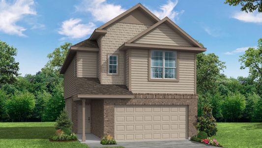 New construction Single-Family house Chestnut, 2459 Applewhite Meadows, San Antonio, TX 78224 - photo
