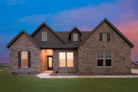 New construction Single-Family house 186 Spanish Moss Trail, Rhome, TX 76078 Aster- photo 0 0