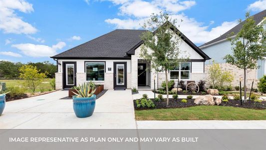 New construction Single-Family house 265 Lone Cedar Rd, Marble Falls, TX 78654 The Irvine- photo 0
