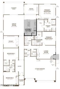 New construction Single-Family house 4820 W Stargazer Place, Laveen, AZ 85339 Darius- photo 1 1