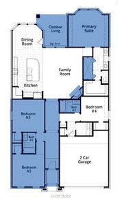 New construction Single-Family house 1701 Buttercup Avenue, Aubrey, TX 76227 Amberley Plan- photo 1 1