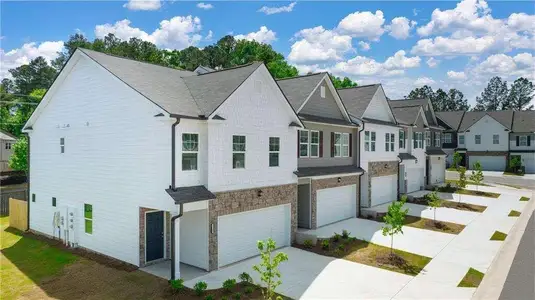 New construction Townhouse house 6421 Rosetta Drive, Unit 67, South Fulton, GA 30331 Edmund- photo 0