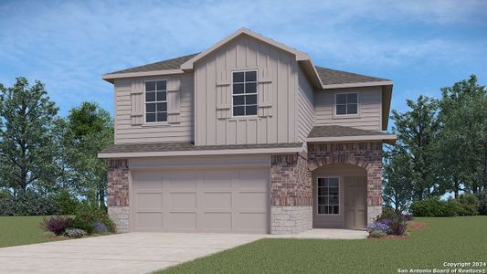 New construction Single-Family house 5007 Jaspillite Avenue, San Antonio, TX 78253 The Kate- photo 0 0
