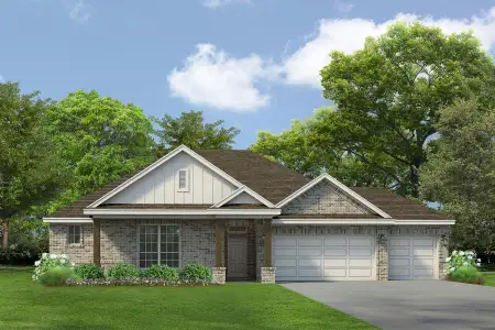 New construction Single-Family house 417 Falcon Way, Azle, TX 76020 Bluebonnet- photo 0