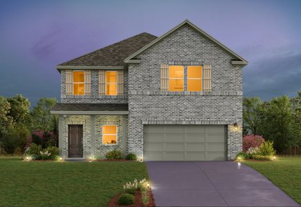 New construction Single-Family house 125 Rita Blanca Bend, Bastrop, TX 78602 Knox Homeplan- photo 0