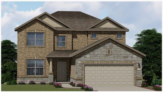 New construction Single-Family house 404 Stellar Wind Drive, Georgetown, TX 78628 Bennington- photo 3 3