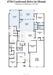 New construction Single-Family house 4730 Cordwood Drive, Celina, TX 75078 214 Plan- photo 1 1