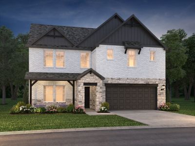 New construction Single-Family house The Haskell, 6608 Denim Drive, Crowley, TX 76036 - photo