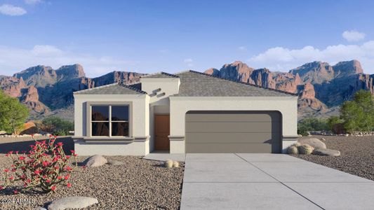 New construction Single-Family house 5259 E Midnight Star Drive, San Tan Valley, AZ 85143 - photo 0 0
