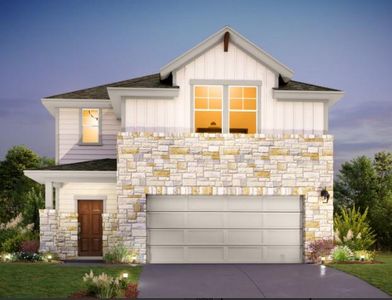 New construction Single-Family house 168 Kings Canyon Dr, Dripping Springs, TX 78620 Granbury Homeplan- photo 0