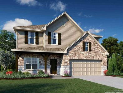 New construction Single-Family house 106 Beveridge, Seguin, TX 78155 Gage Homeplan- photo 0 0