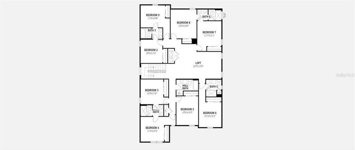 Napa III Floorplan - Second Floor