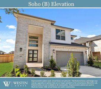 New construction Single-Family house 1230 Village Falls Drive, Missouri City, TX 77459 The Soho- photo 0