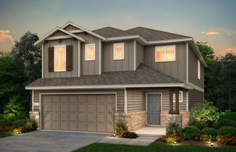 New construction Single-Family house 125 Ethan Edwards Road, Jarrell, TX 76537 Modena- photo 0