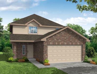 New construction Single-Family house 9410 Graze Land Drive, San Antonio, TX 78211 Drake- photo 0 0