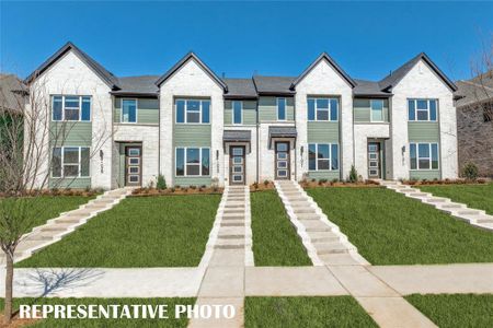 New construction Townhouse house 1053 Carnation Drive, Crowley, TX 76036 Bella- photo 0