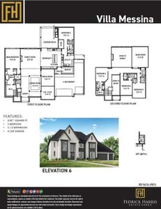 This home includes Elevation 6, a stunning modern design that has been upgraded. Structural upgrades include a stately front Study as well as Bath 6 off of the Covered Patio with a shower added in lieu of a tub to rinse off after a swim.