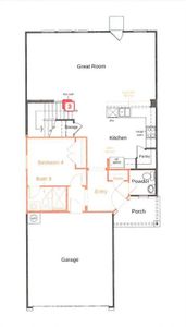 New construction Single-Family house 148 Katie Elder Drive, Jarrell, TX 76537 Plan 2458- photo 36 36