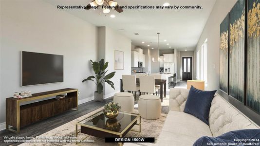 New construction Single-Family house 12303 Aurora Basin, San Antonio, TX 78254 Design 1500W- photo 6 6