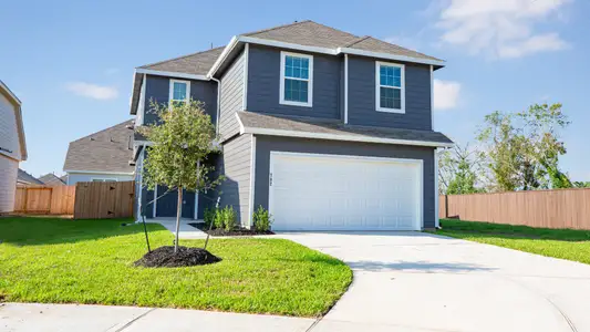 New construction Single-Family house 702 Luke Darrell Drive, Rosharon, TX 77583 The Lowry- photo 0