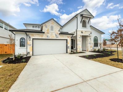 New construction Single-Family house 3709 Pin Oak Hills, Seguin, TX 78155 Courtney- photo 0