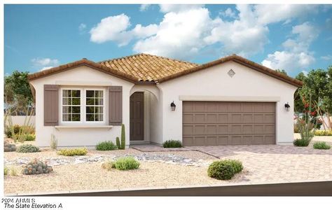 New construction Single-Family house 11010 W Hadley Street, Avondale, AZ 85323 Slate- photo 0 0