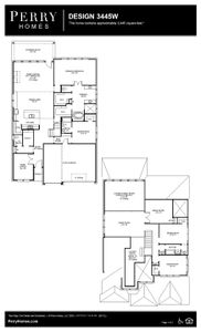 New construction Single-Family house 9807 Chapman Trail, Manvel, TX 77578 Design 3445W- photo 1 1