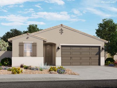 New construction Single-Family house 16012 W Hackamore Drive, Surprise, AZ 85387 Leslie- photo 0 0