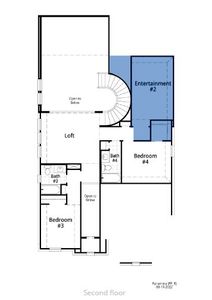 New construction Single-Family house 27030 Aurora Garden Lane, Katy, TX 77493 Panamera Plan- photo 2 2