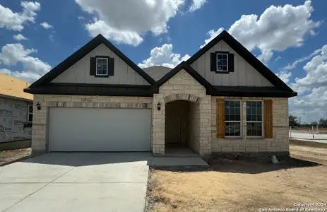 New construction Single-Family house 273 Ainslie Street, Castroville, TX 78253 Leander Homeplan- photo 0