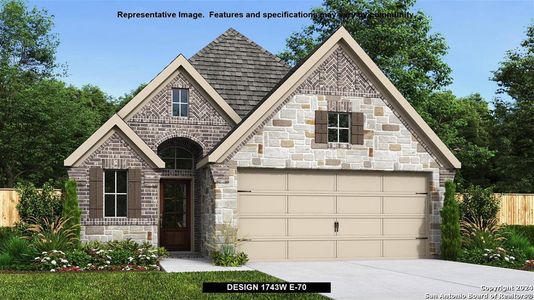 New construction Single-Family house 9435 Luke Path, San Antonio, TX 78254 Design 1743W- photo 0 0