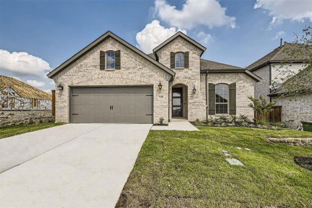 New construction Single-Family house 128 Tierra Blanca Lane, Rhome, TX 76078 Plan 1520- photo 27 27