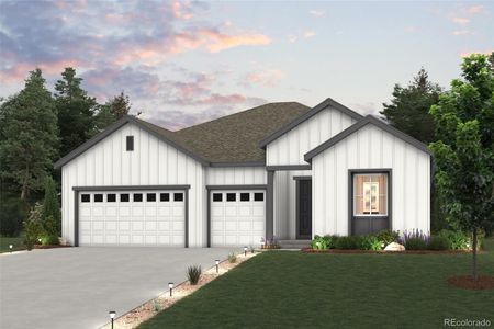 New construction Single-Family house 13805 Emerald Lake Street, Parker, CO 80138 Columbia II- photo 0