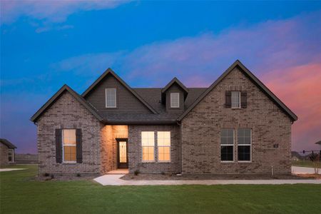 New construction Single-Family house 186 Spanish Moss Trail, Rhome, TX 76078 Aster- photo 1 1
