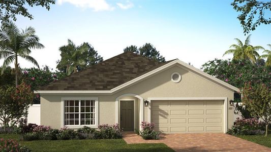 New construction Single-Family house 2580 Launchpad Avenue, Saint Cloud, FL 34769 Kensington- photo 0