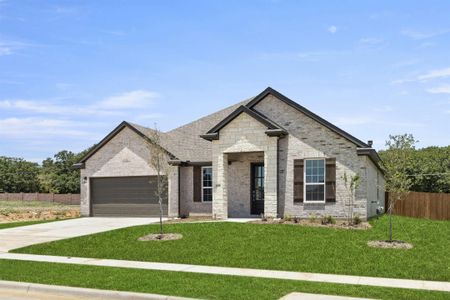 New construction Single-Family house 813 Stone Eagle Drive, Azle, TX 76020 Holly Single Story- photo 1 1