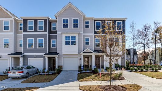 New construction Townhouse house 339 Carova Bend, Apex, NC 27539 - photo 0