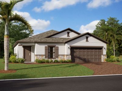 New construction Single-Family house 5262 Patano Loop, Palmetto, FL 34221 Camelia - Single Family Smart Series- photo 0