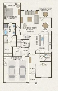 Pulte Homes, Caldwell floor plan