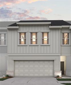 New construction Townhouse house 561 Point Place, Loganville, GA 30052 Bradford- photo 0