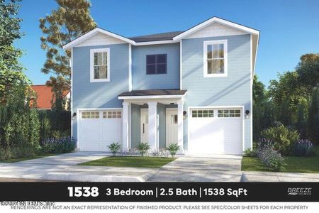 New construction Townhouse house 859 Hartshill Place, Jacksonville, FL 32218 Juniper- photo 0