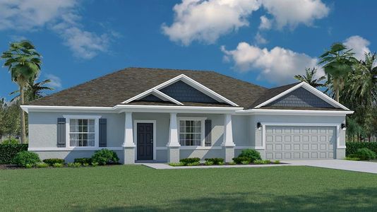 New construction Single-Family house 13 Lansing Lane, Palm Coast, FL 32137 Delray- photo 0