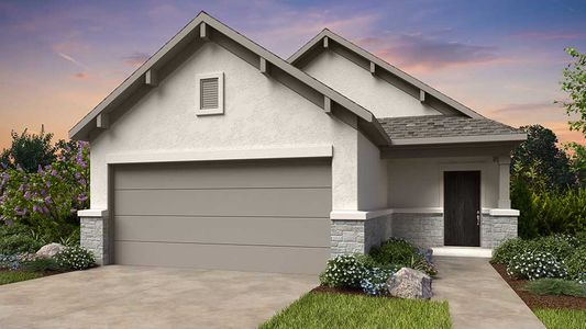 New construction Single-Family house Allegro 2, 140 Breccia Trail, Liberty Hill, TX 78642 - photo