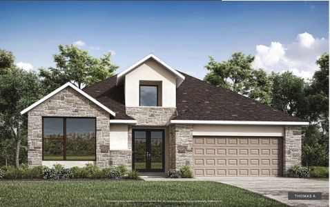 New construction Single-Family house 228 Ashmore Ln, Georgetown, TX 78628 Thomas - photo 0