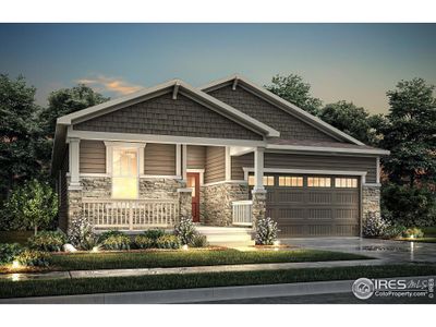 New construction Single-Family house 4490 Big Horn Pkwy, Johnstown, CO 80534 Bluebell- photo 0