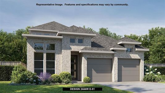 New construction Single-Family house Design 2444W, 29611 Apple Glen Court, Fulshear, TX 77494 - photo